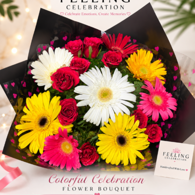 Colorful Celebration Flower Bouquet