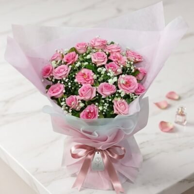 Pink Rose Bouquet