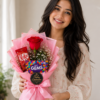 Blushing Sweet Rose Chocolate Bouquet