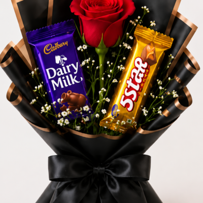 Midnight Chocolate Rose Bouquet