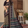 Palmera Akshara Silk Printed Saree