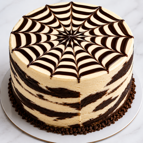 Zebra Marble Cake