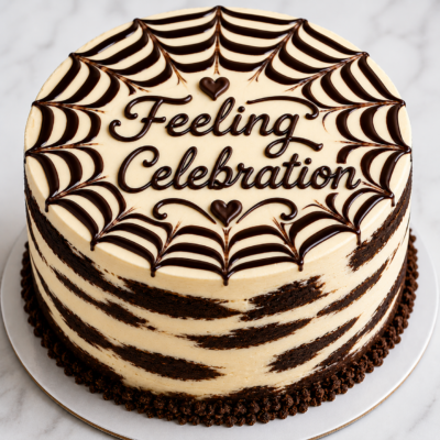 Zebra Marble Cake