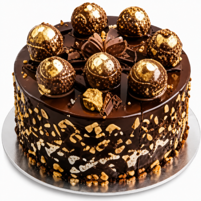 Ferrero Rocher Cake, Ferrero Rocher Chocolate Cake