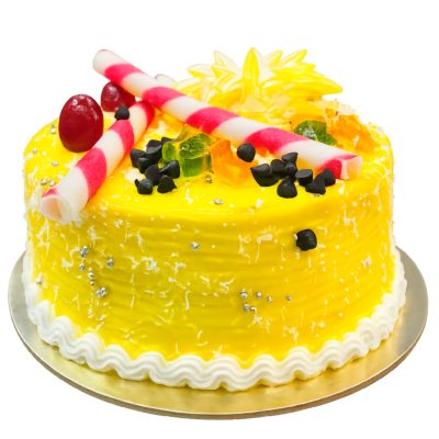 Premium Yellow Butterscotch Celebration Cake