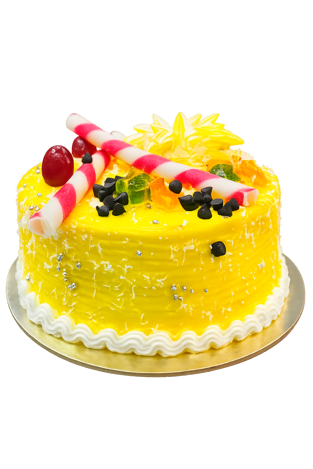 Premium Yellow Butterscotch Celebration Cake
