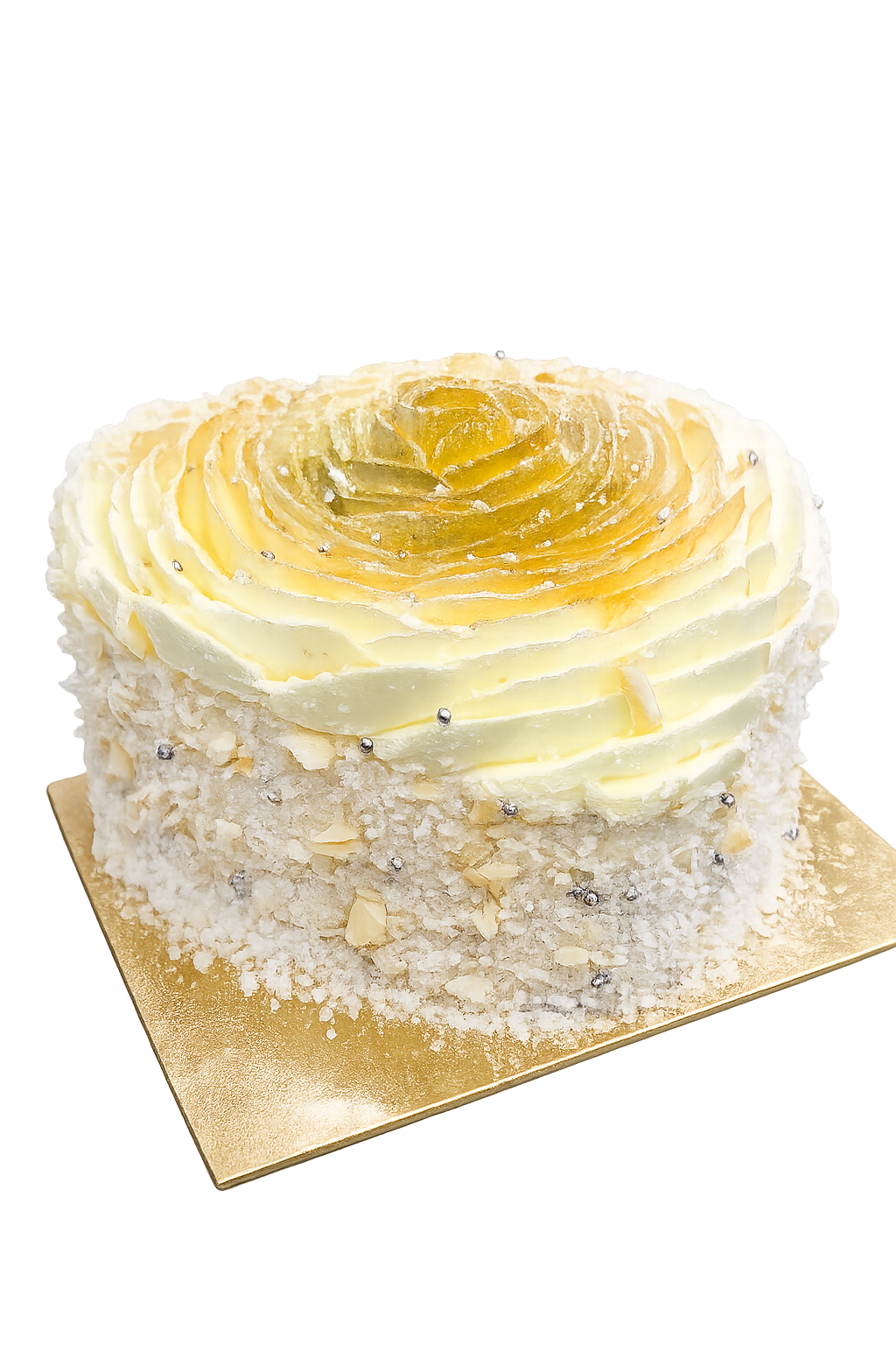 Golden Rose Delight Cake