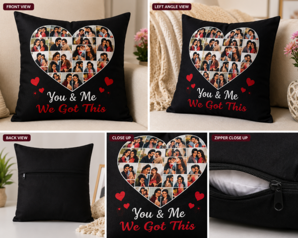 ChatGPT Image Jul 24, 2026, 12_05_03 PM Personalized Heart Collage Photo Cushion