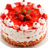 Fresh Strawberry Delight Cake