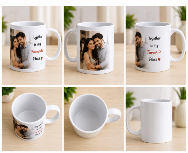 ChatGPT Image Jul 25, 2026, 09_25_02 AM Personalized Photo Mug โ Together Is My Favourite Place