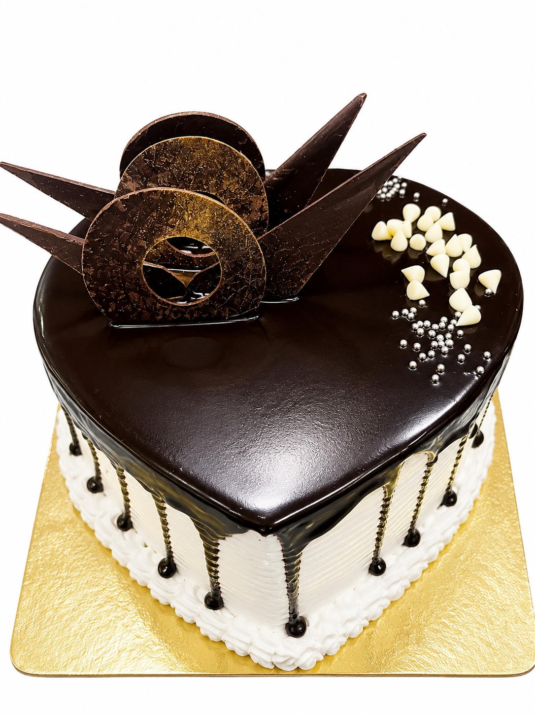 Heart Shape Chocolate Truffle Cake