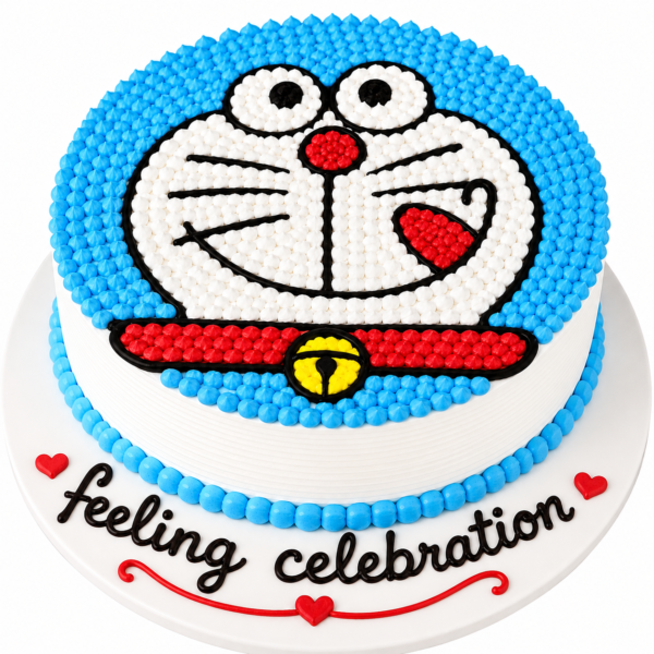 Doraemon Theme Cake