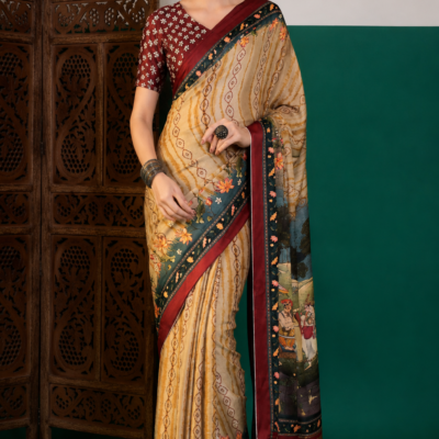 Palmera Sur-Taal 317 Premium Soft Silk Printed Saree