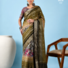 Palmera Bela 117 Olive Green Designer Saree
