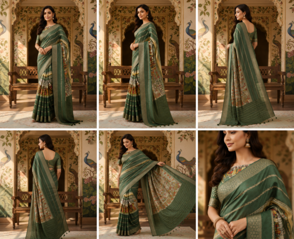 ChatGPT Image Jul 27, 2026, 08_33_03 AM Palmera Bela 110 Green Designer Saree
