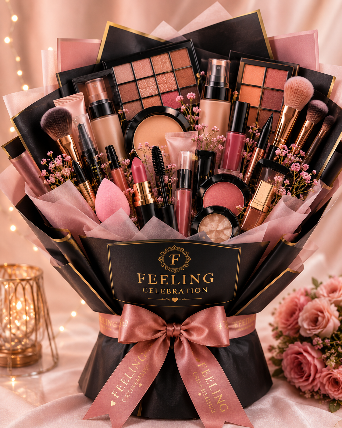 Feeling Celebration Luxury Makeup Bouquet, Feeling Celebration Makeup Bouquet