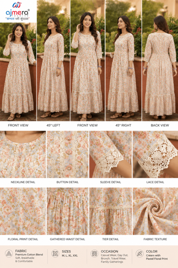 ChatGPT Image Jul 29, 2026, 03_21_52 PM Premium Cream Floral Printed Maxi Dress for Women