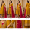 ChatGPT Image Jul 29, 2026, 03_51_21 PM Premium Mustard Yellow Embroidered Anarkali Suit Set with Magenta Dupatta