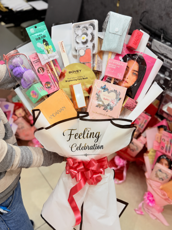 ChatGPT Image Jul 29, 2026, 06_24_12 PM Luxury Beauty & Makeup Gift Bouquet Hamper