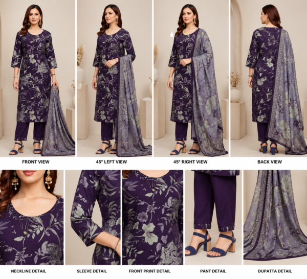 ChatGPT Image Jul 29, 2026, 07_04_59 PM Premium Navy Blue Floral Printed Kurta Pant Set with Dupatta