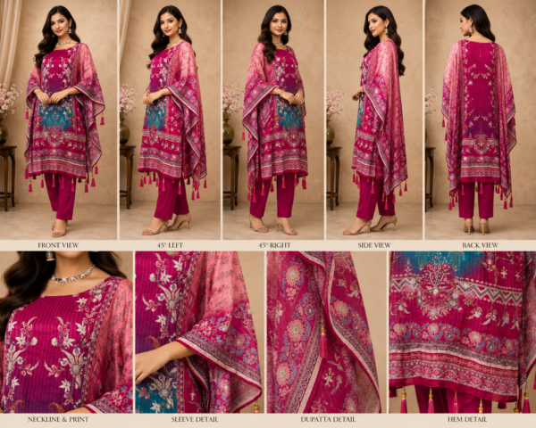 ChatGPT Image Jul 29, 2026, 08_27_53 AM Premium Magenta Floral Printed Kurta Set with Dupatta