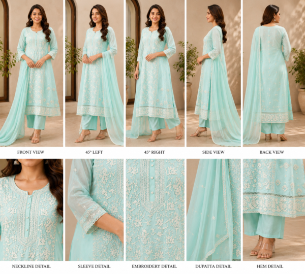 ChatGPT Image Jul 29, 2026, 09_07_54 AM Premium Mint Green Embroidered Kurta Set with Dupatta
