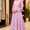 ChatGPT Image Jul 29, 2026, 09_16_40 AM Premium Lavender Embroidered Anarkali Kurta Set
