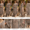 Premium Grey Floral Embroidered Kurta Set with Designer Dupatta