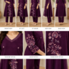 ChatGPT Image Jul 29, 2026, 10_09_28 AM Premium Wine Purple Floral Embroidered Anarkali Kurta Set