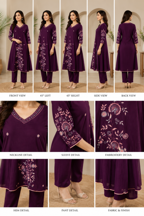 ChatGPT Image Jul 29, 2026, 10_09_28 AM Premium Wine Purple Floral Embroidered Anarkali Kurta Set
