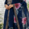 ChatGPT Image Jul 29, 2026, 10_25_29 AM Premium Navy Blue Embroidered Kurta Set with Floral Organza Dupatta