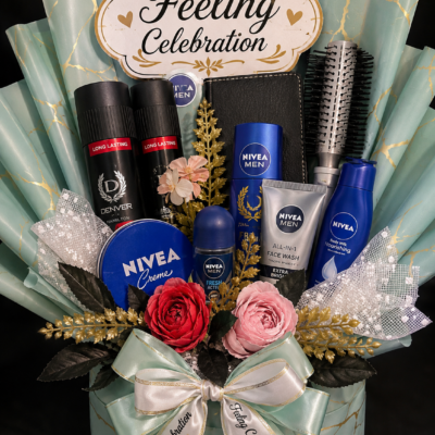 Feeling Celebration Luxury Men's Grooming Bouquet