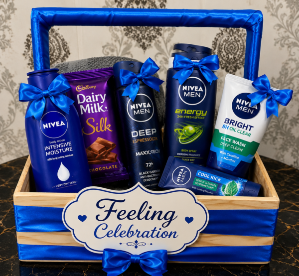 ChatGPT Image Jul 30, 2026, 11_44_38 AM Feeling Celebration Premium Men's NIVEA Grooming Gift Hamper