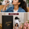 LEFT Personalized Photo Water Bottle with Name