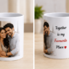 LEFT Personalized Photo Mug โ Together Is My Favourite Place
