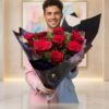 Midnight Gala Red Rose Bunch