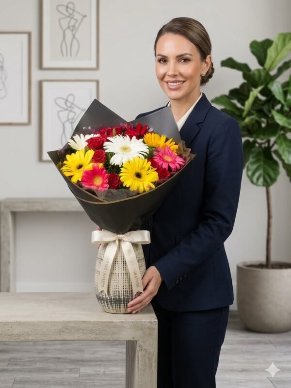 download Colorful Celebration Flower Bouquet