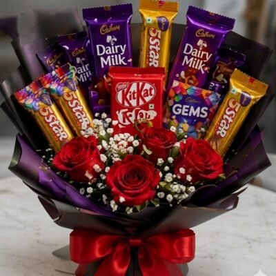 hocolate and rose bouquet