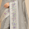 Soft Silk Saree with Floral Woven Border