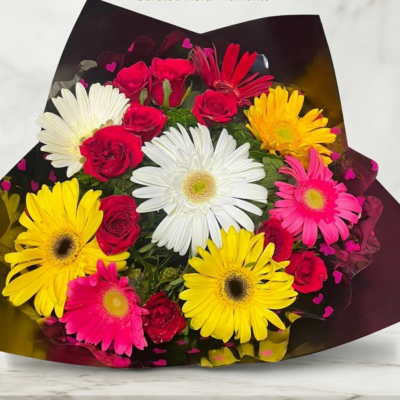 🌹 The Ruby Sunburst Artisan Bouquet Collection
