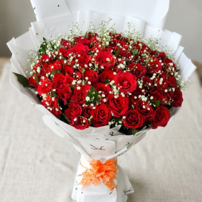 🌹 Grand Red Roses Premium Giant Bouquet