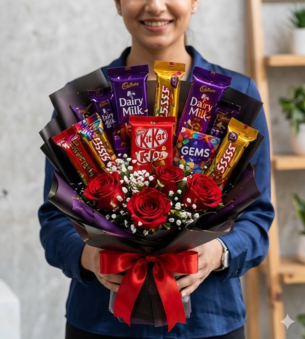 hocolate and rose bouquet - Image 2