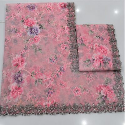 Floral Fabric collection with Sparkle Borders