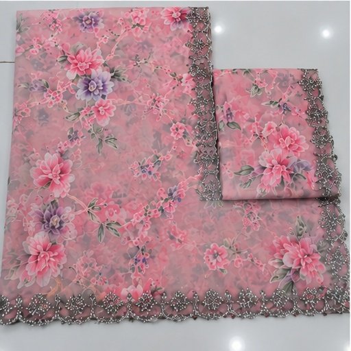 Floral Fabric collection with Sparkle Borders