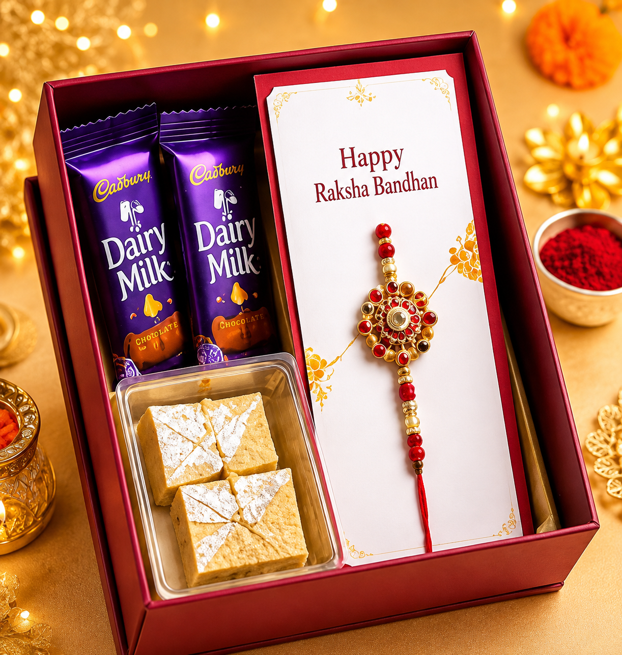 Raksha Bandhan Sweet & Chocolate Gift Hamper