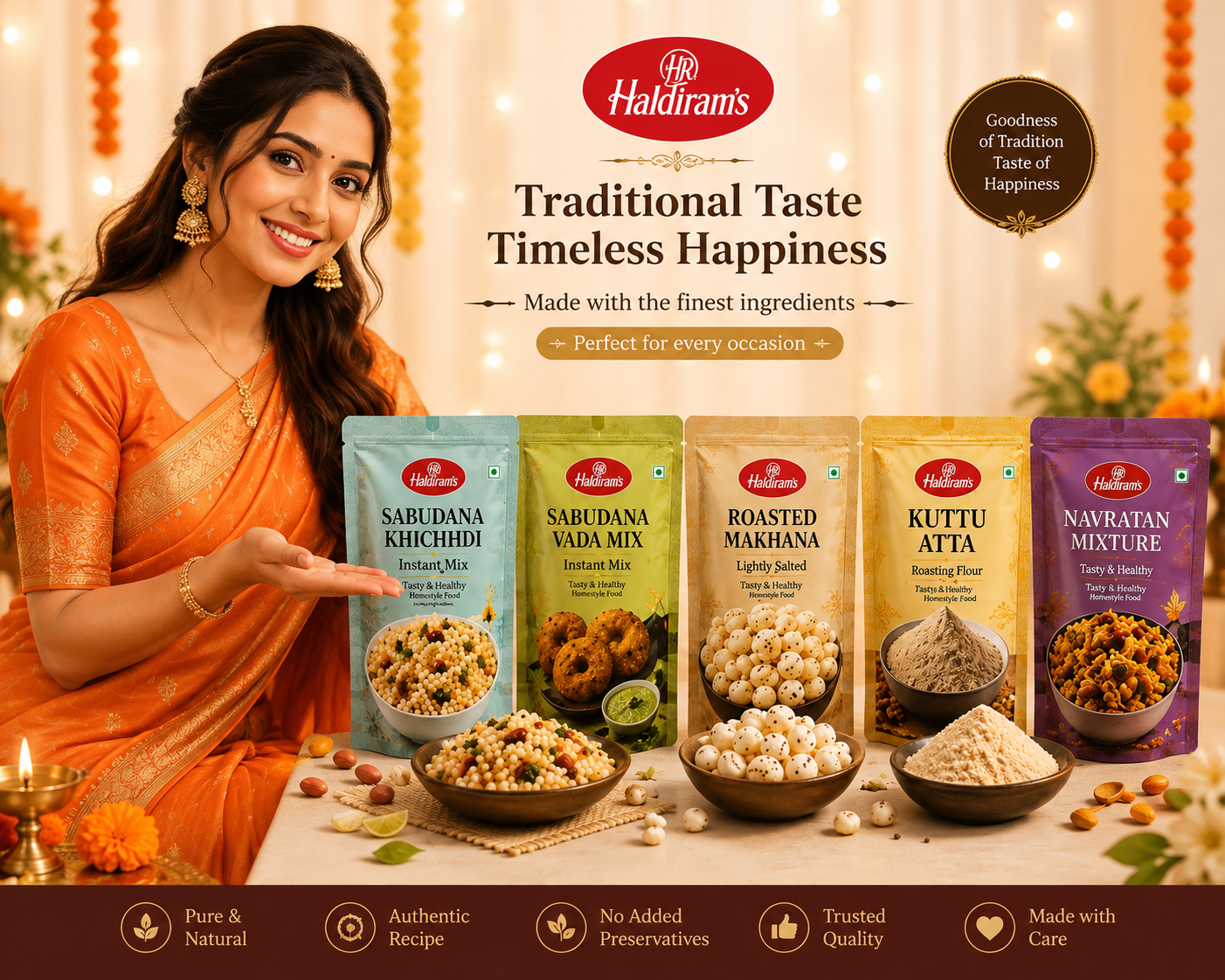 Haldiram's Upvas Combo Pack (5 Premium Fasting Essentials - Image 2