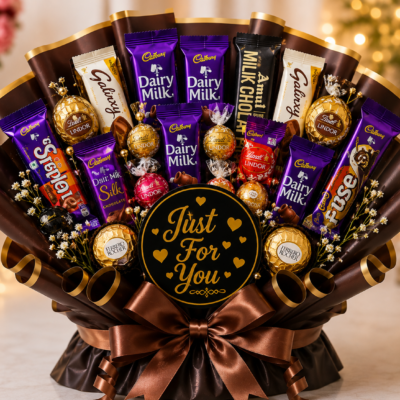 ust For You Premium Chocolate Bouquet – Luxury Chocolate Gift