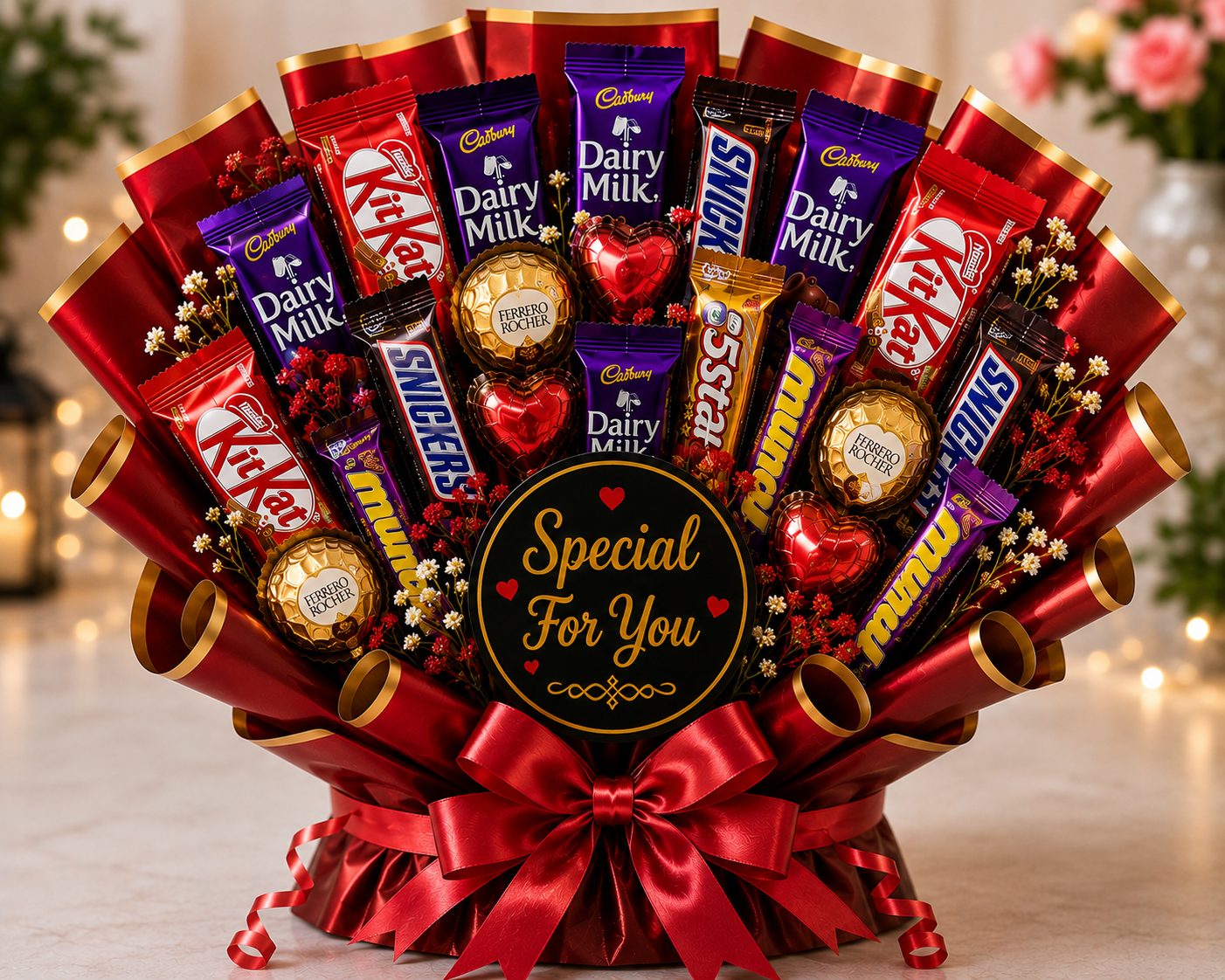 Special For You Chocolate Bouquet – Premium Assorted Chocolate Gift