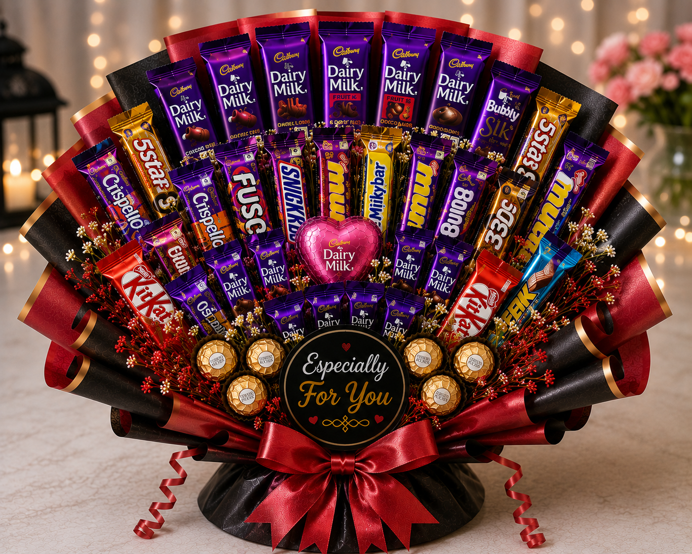 Luxury Big Range Chocolate Bouquet – 30+ Assorted Chocolates