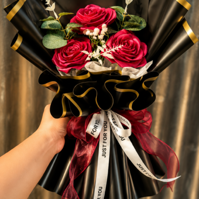 Premium Red Rose Luxury Bouquet – Just For You